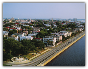 The Battery in downtown Charleston