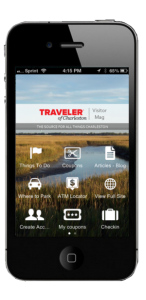 traveler of charleston mobile app