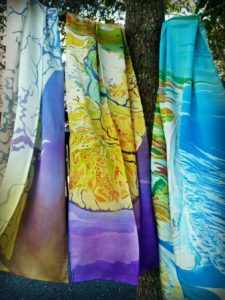 Mary Edna Fraser silk scarf