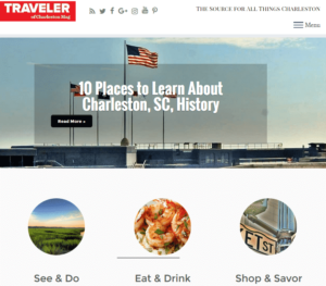 Leading Charleston Visitor Website