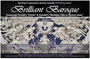 Brilliant Baroque featuring Charleston’s Vox Regis @ Old St. Andrew's Parrish |  |  | 