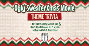 Ugly Sweater Christmas Theme Trivia @ Mex 1 West Ashley |  |  | 