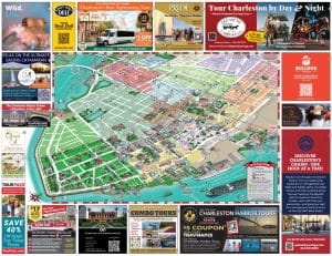Charleston SC Downtown Map and bus routes