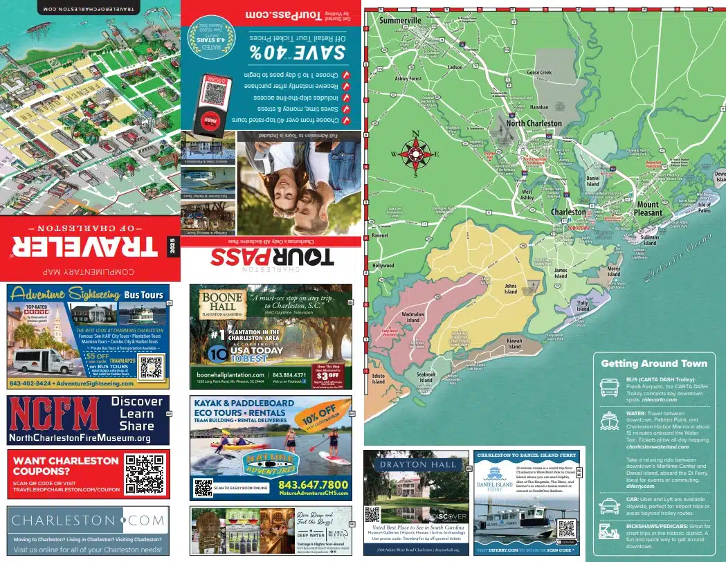 charleston sc metro area map 2025
