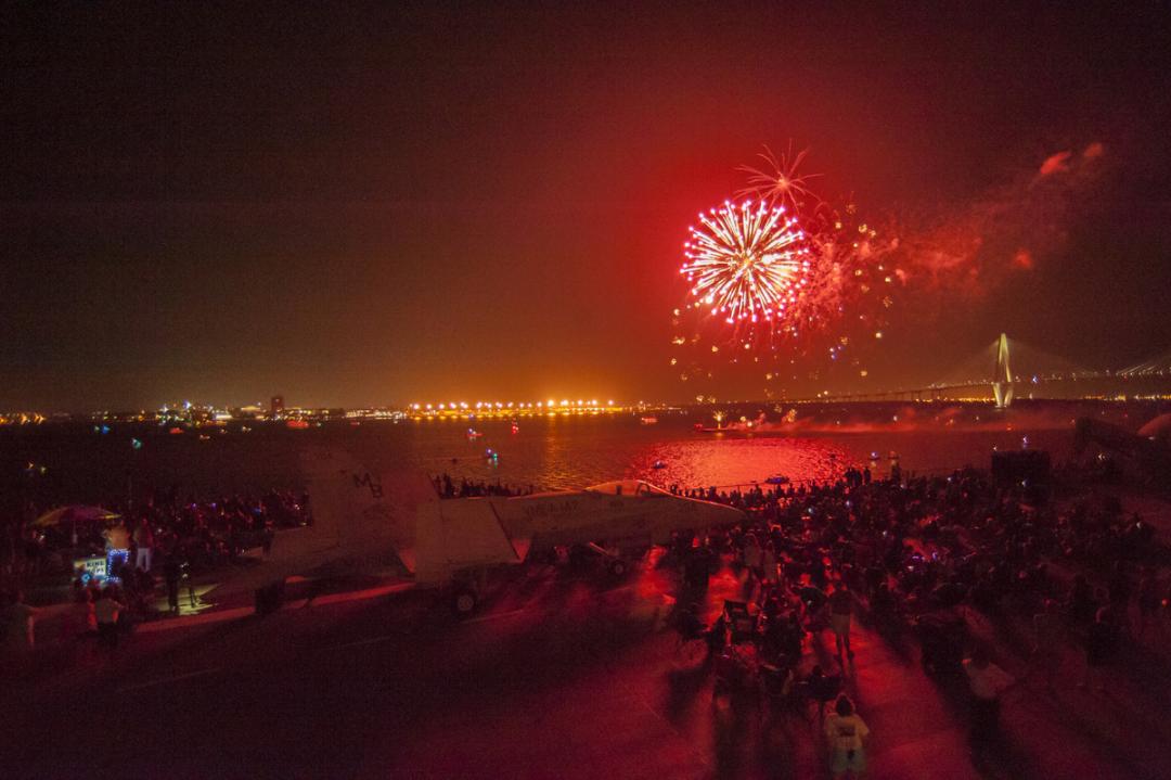 Patriots Point Fourth of July Fireworks Blast